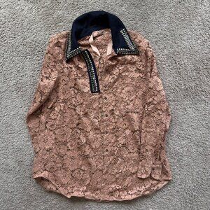 N21 NumberVentuno Floral Appliques Shirt